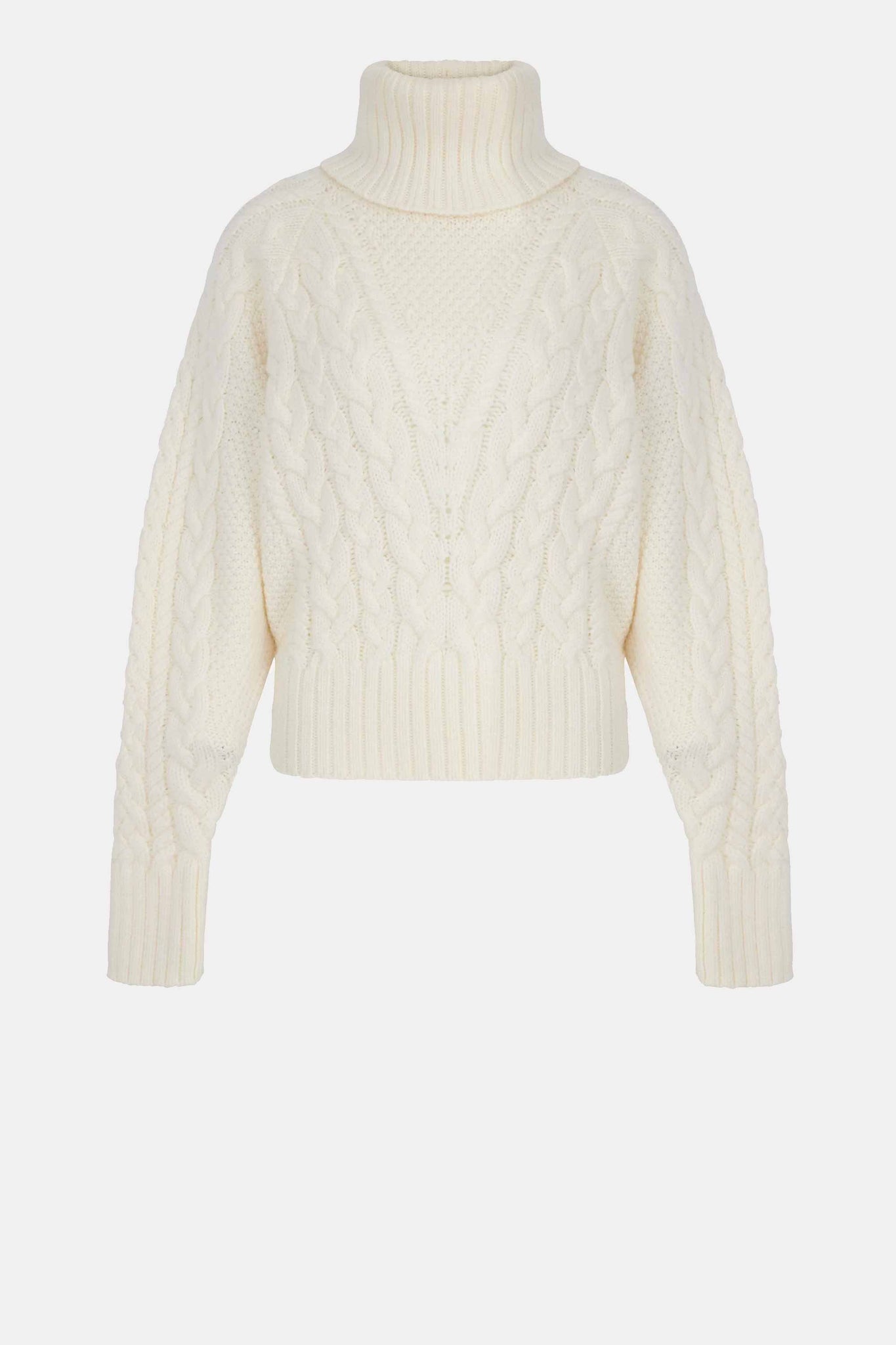 Otis Ivory Cashfeel Cable Knit Sweater | Emilia Wickstead