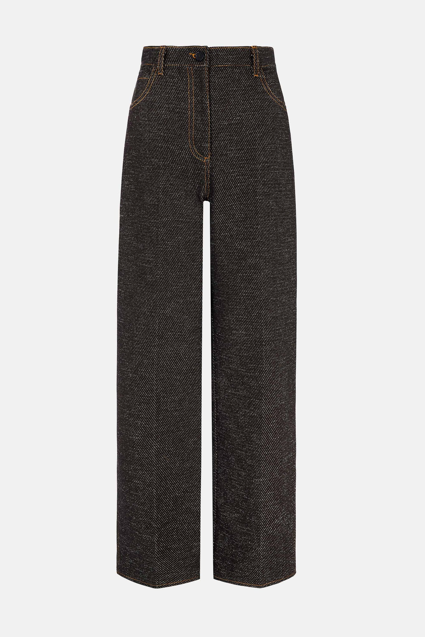 Ziggy Trousers in Black Denim | Emilia Wickstead