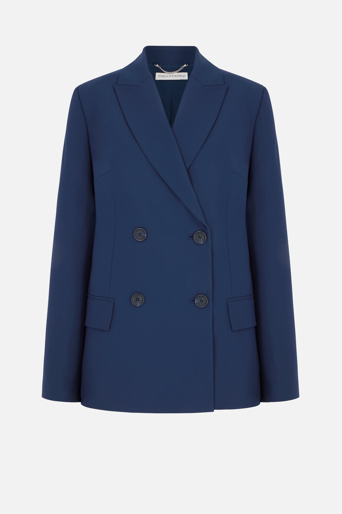 Firston Jacket In Navy Summer Wool