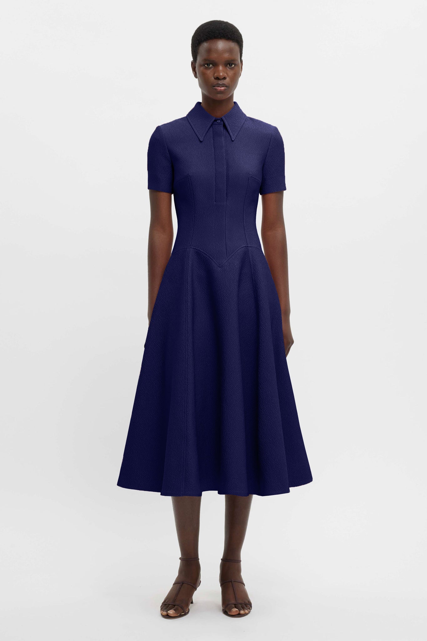 Jody Dress| Summer Wool | Navy | Emilia Wickstead