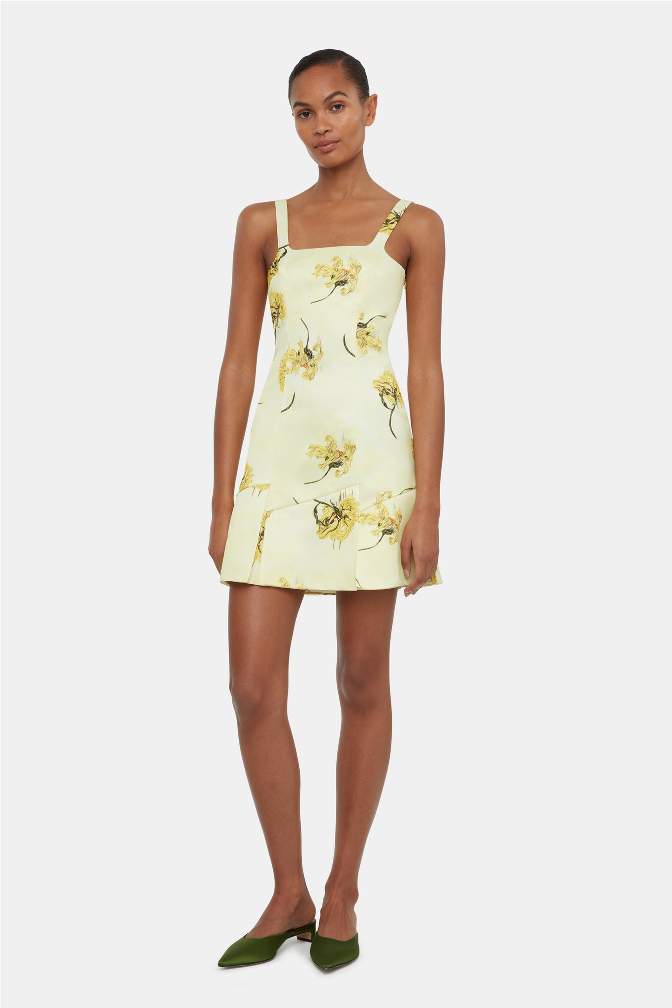 emilia wickstead mini dress Emilia Wickstead Vero Open-back Duchesse-satin Mini Dress - Women - Ivory Dresses