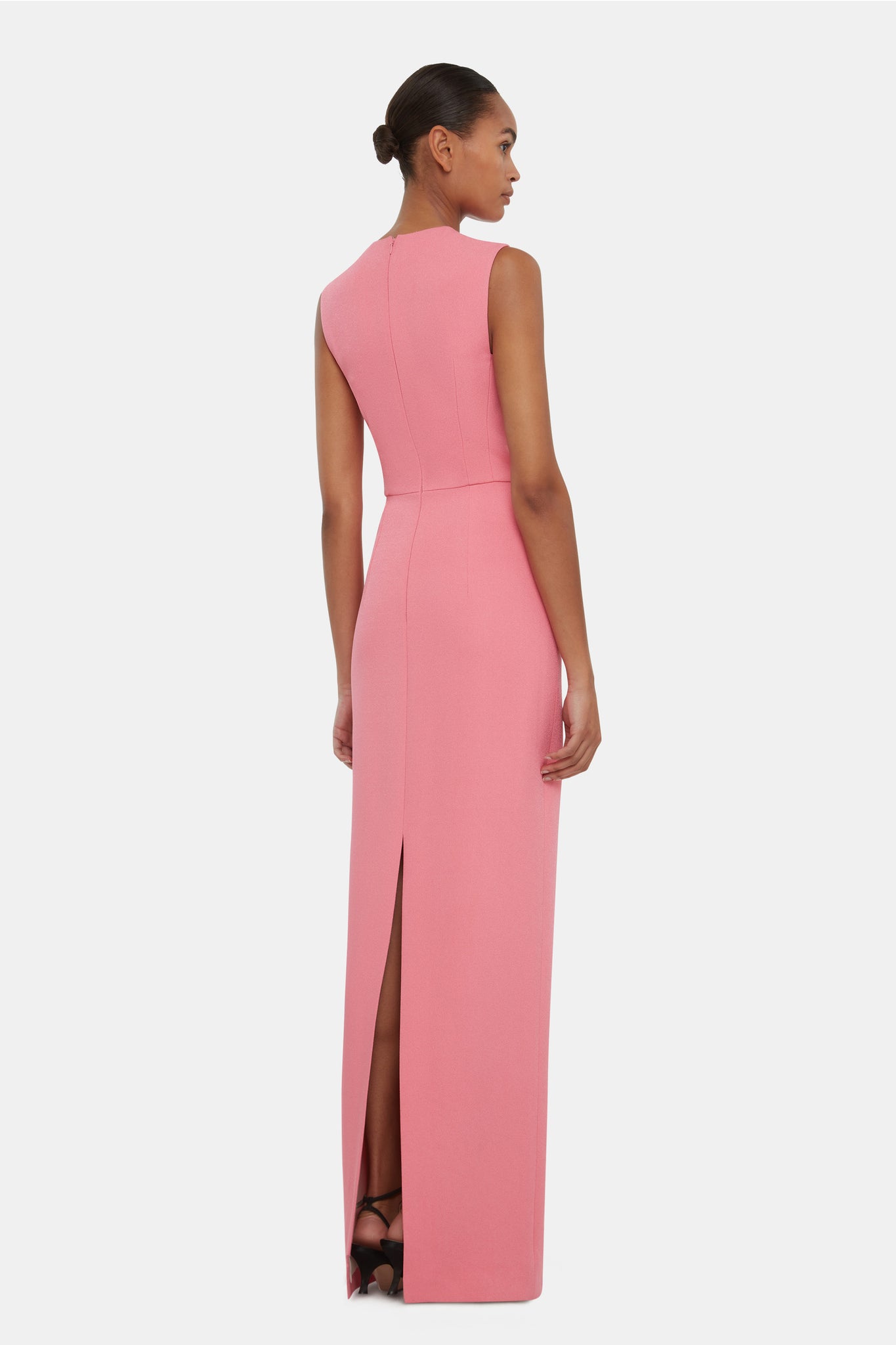 Juulia Dress In Bubblegum Pink Viscose Sable | Emilia Wickstead