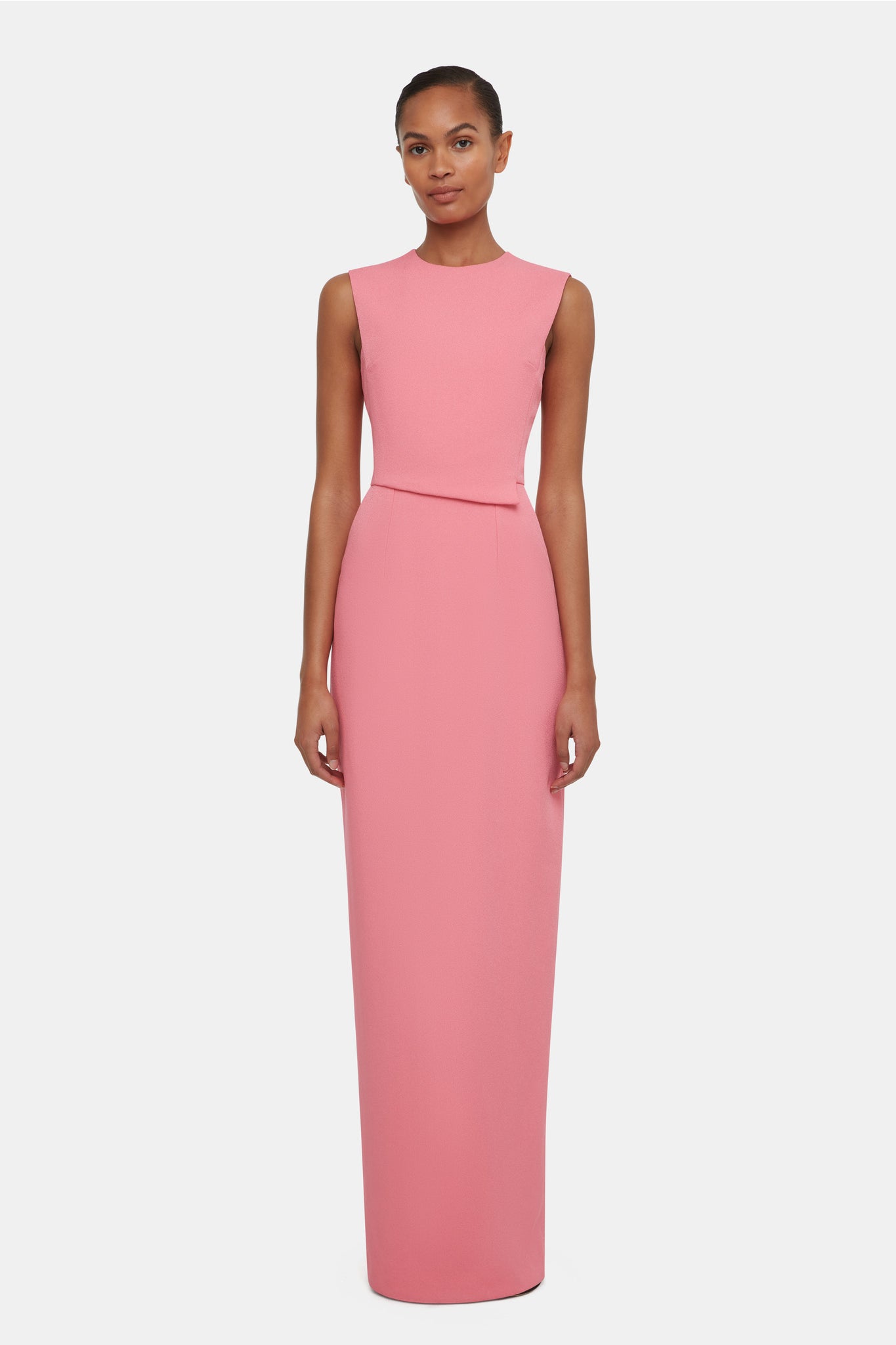 Juulia Dress In Bubblegum Pink Viscose Sable | Emilia Wickstead