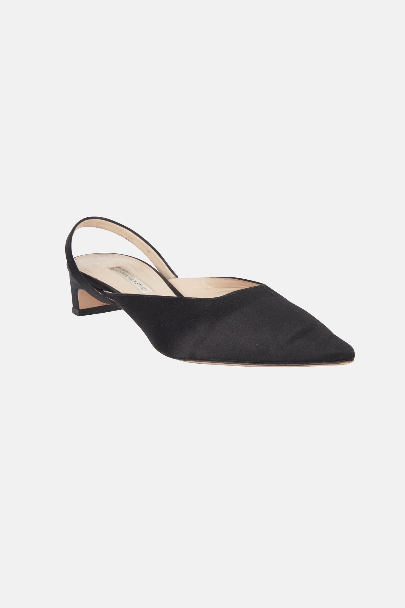 Kaori Shoe In Black Satin