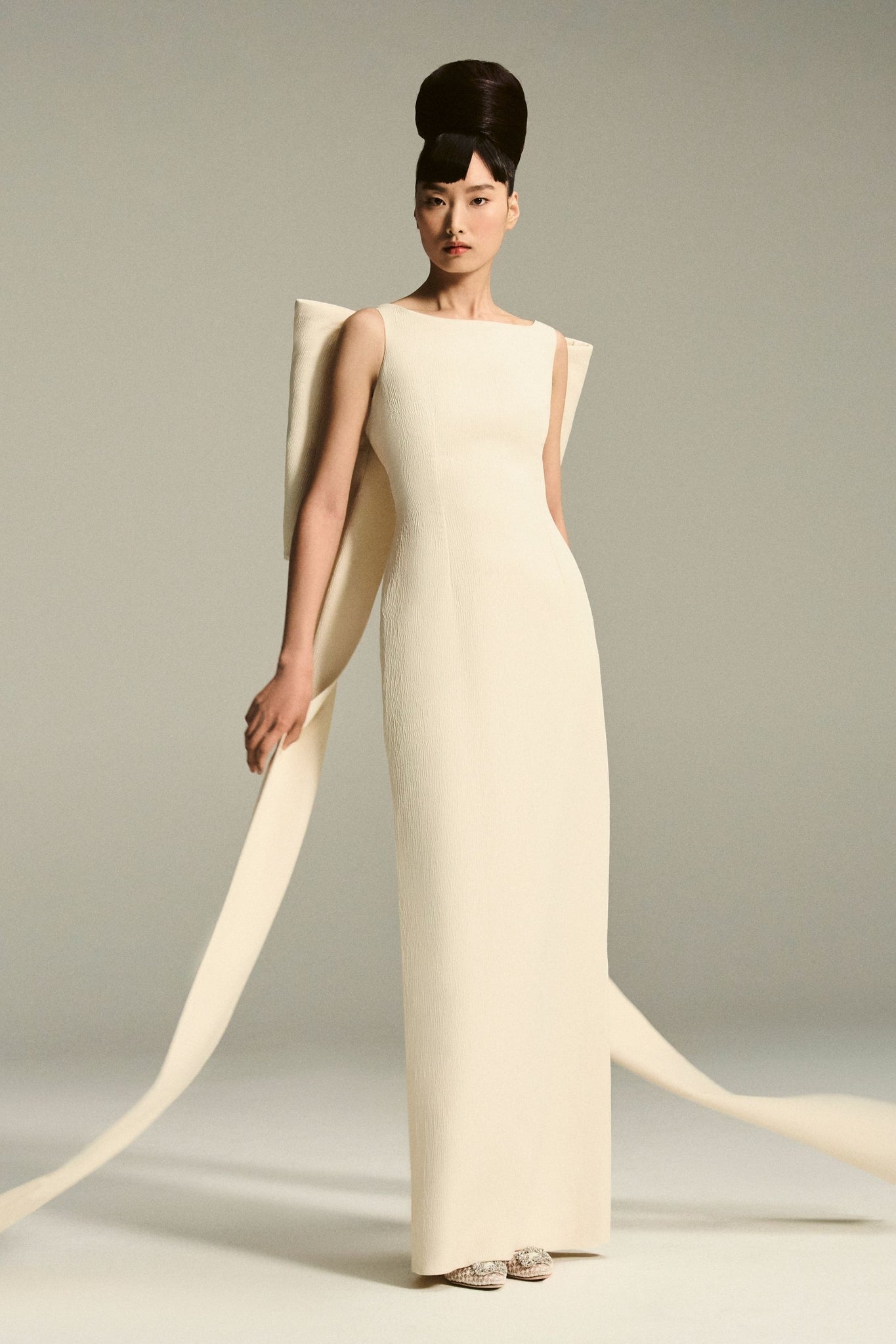 Luna Bow Back Bridal Dress | Emilia Wickstead