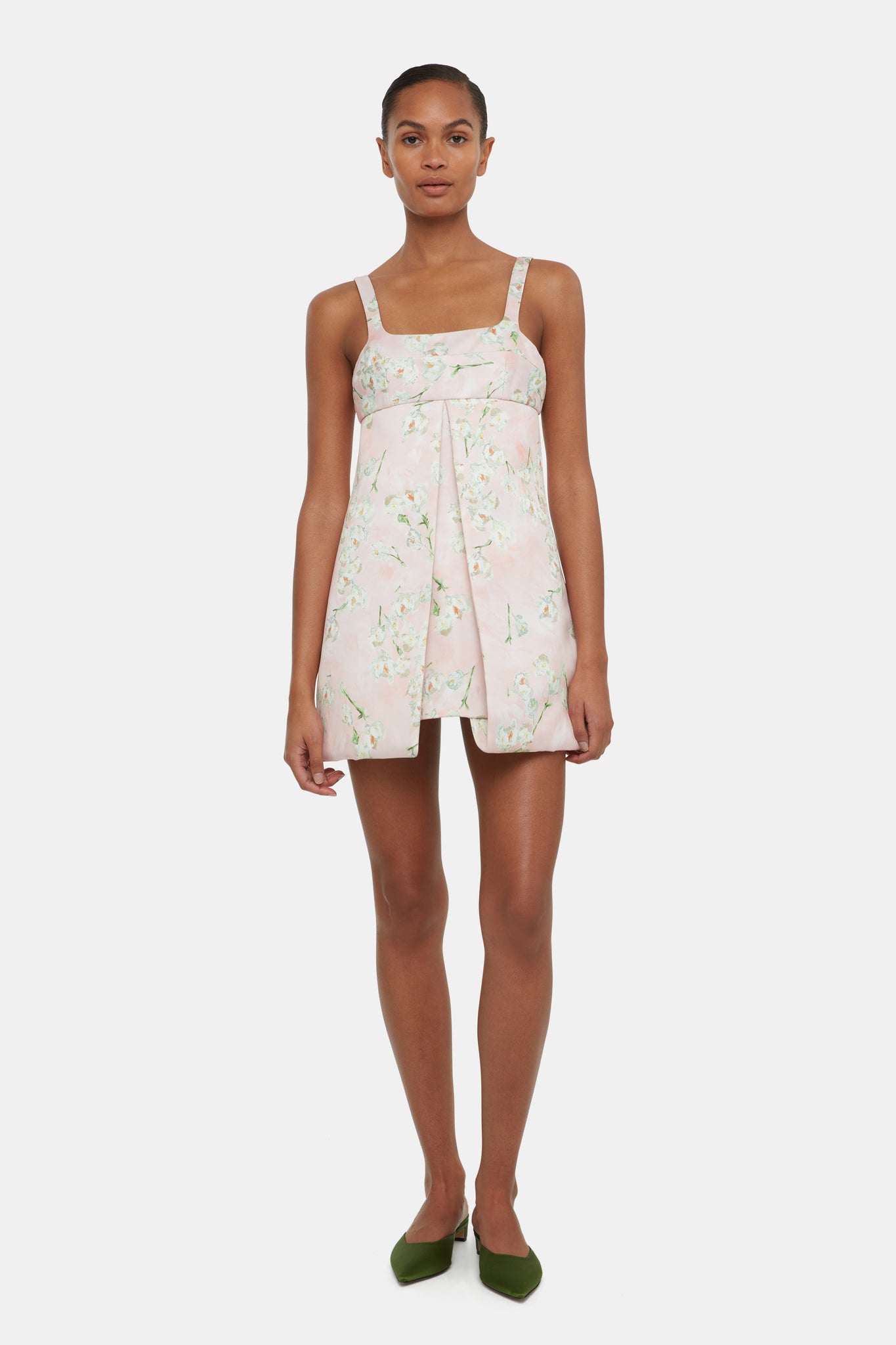 Levisa Dress Little Lillies Pink Floral Genzianella | Emilia Wickstead