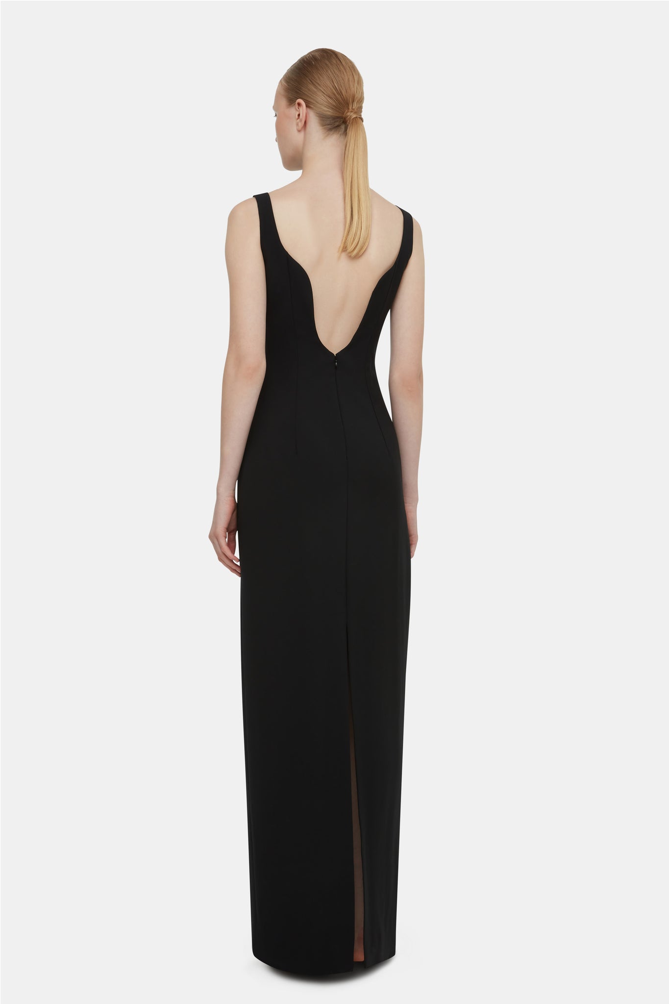 Lipa Dress In Black Summer Wool | Emilia Wickstead