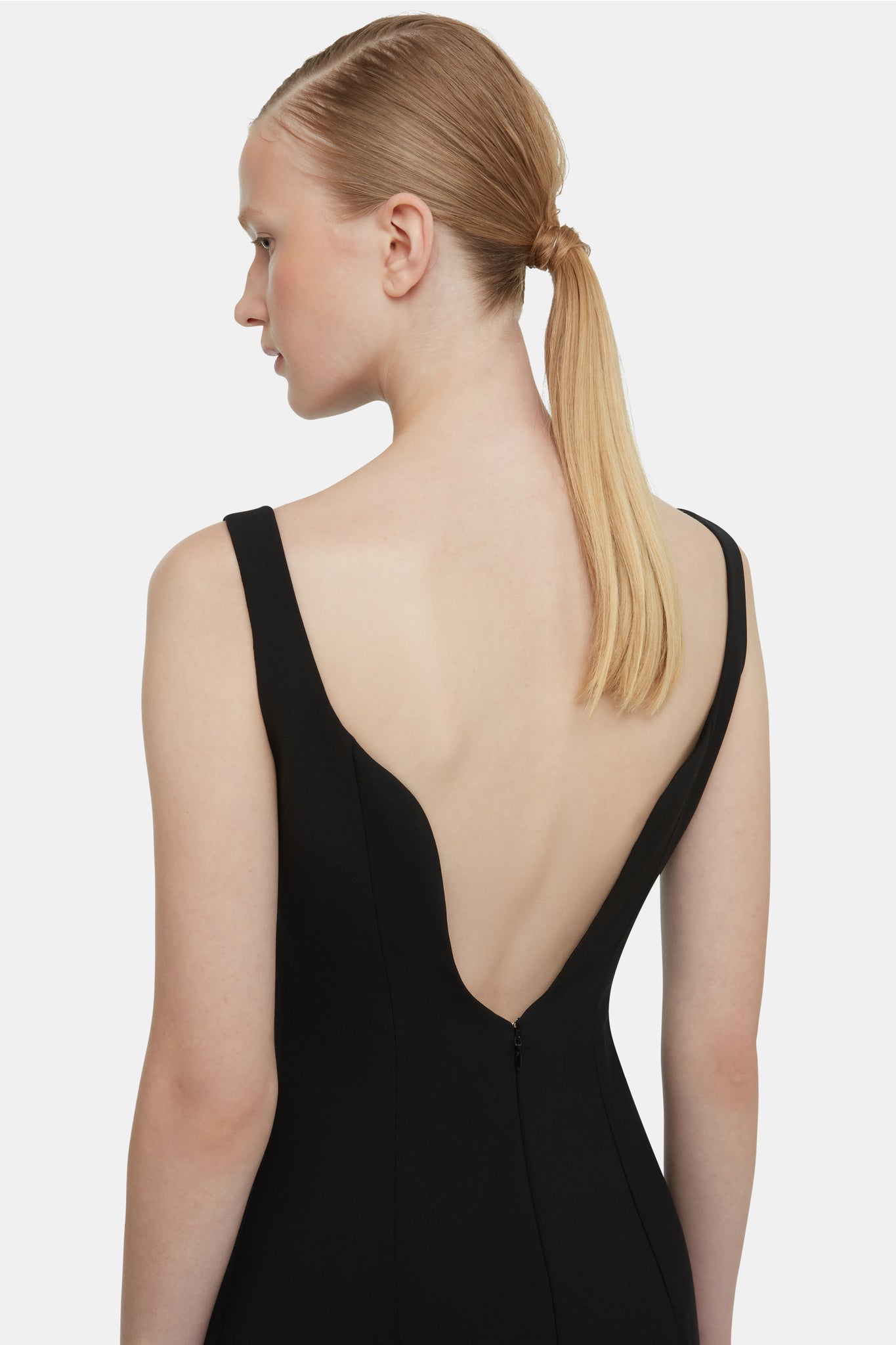 Lipa Dress In Black Summer Wool | Emilia Wickstead