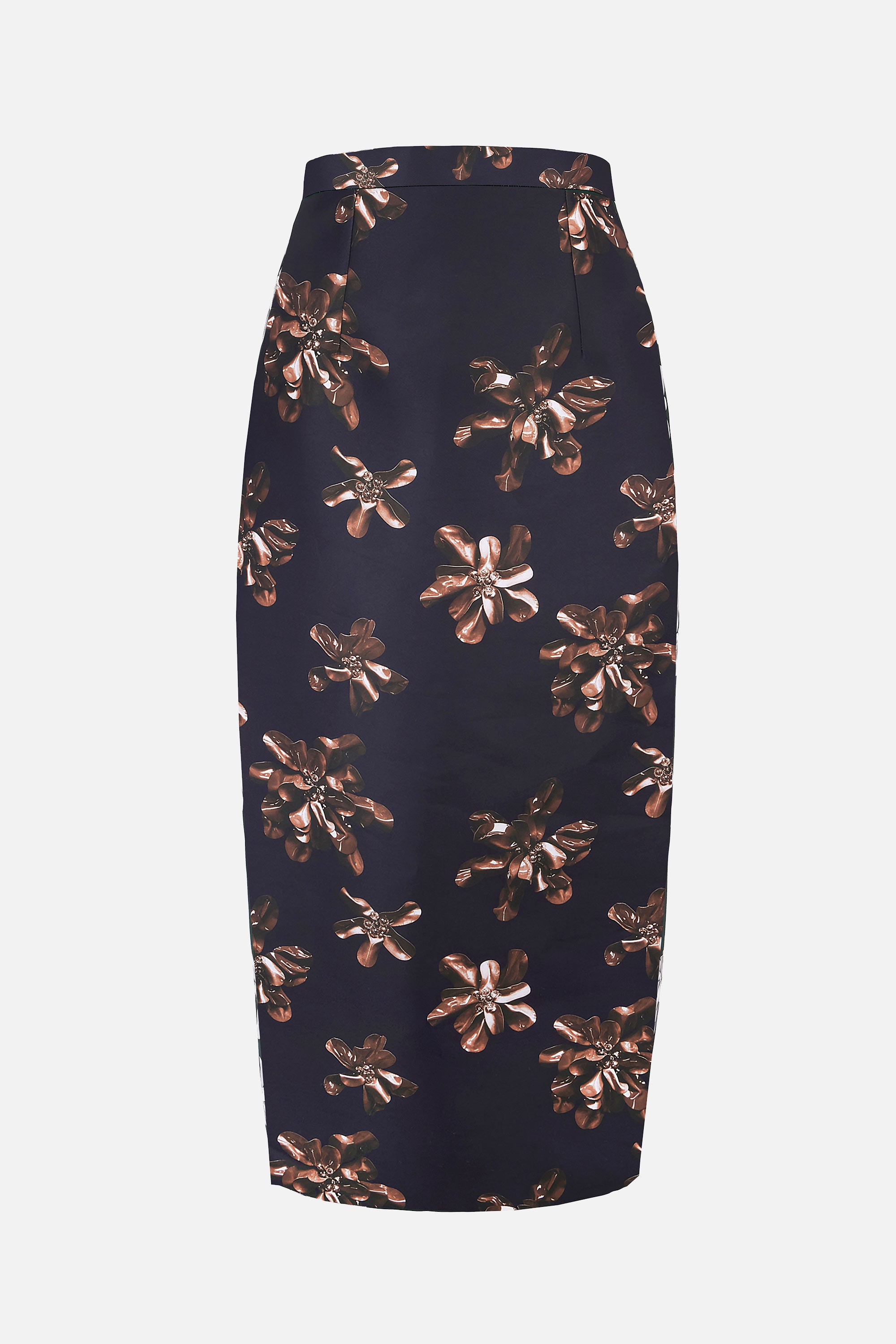 Lorelei Skirt In Chocolate On Black Genzianella