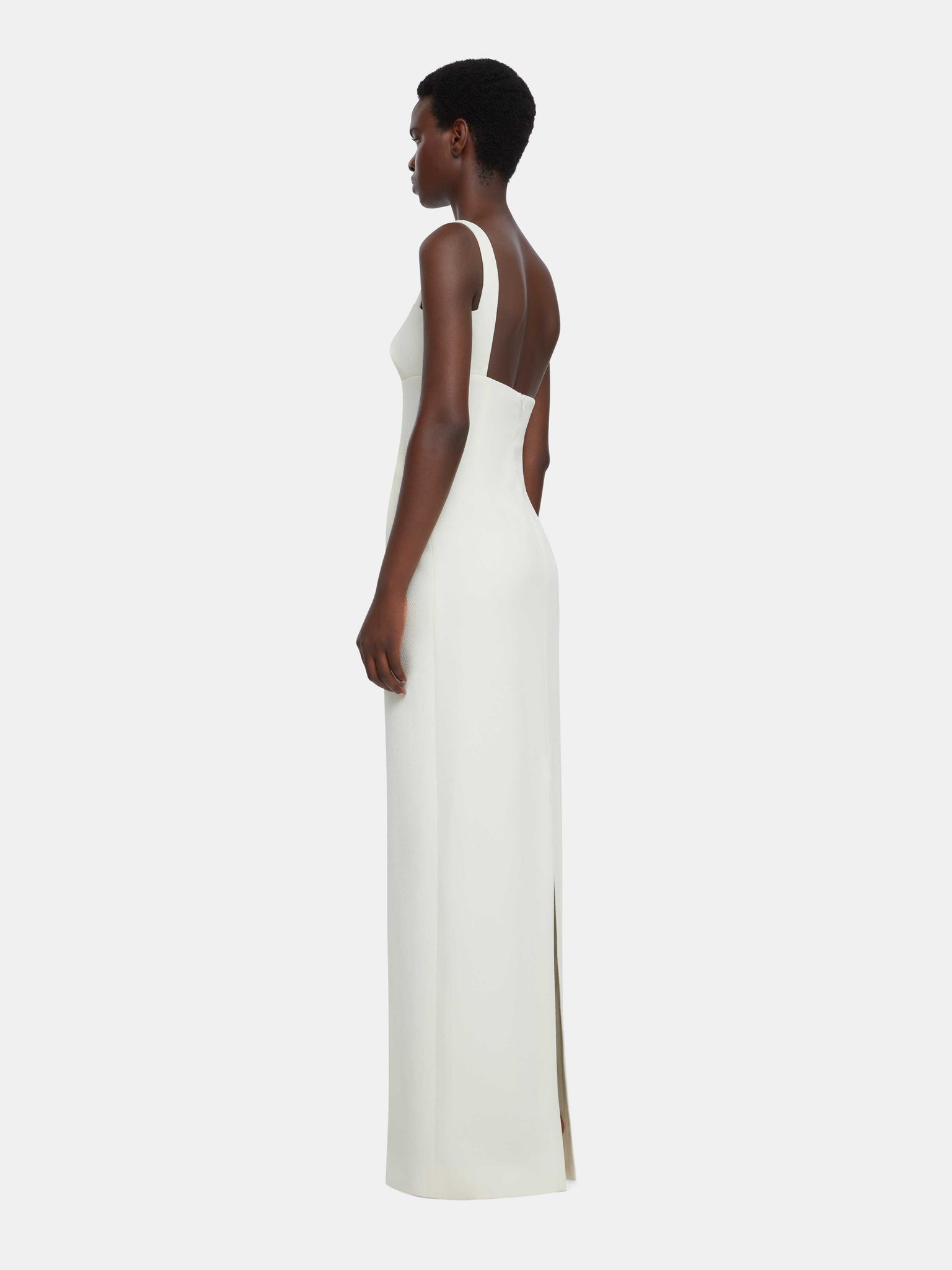 Micheline Ivory Column Dress - Emilia Wickstead