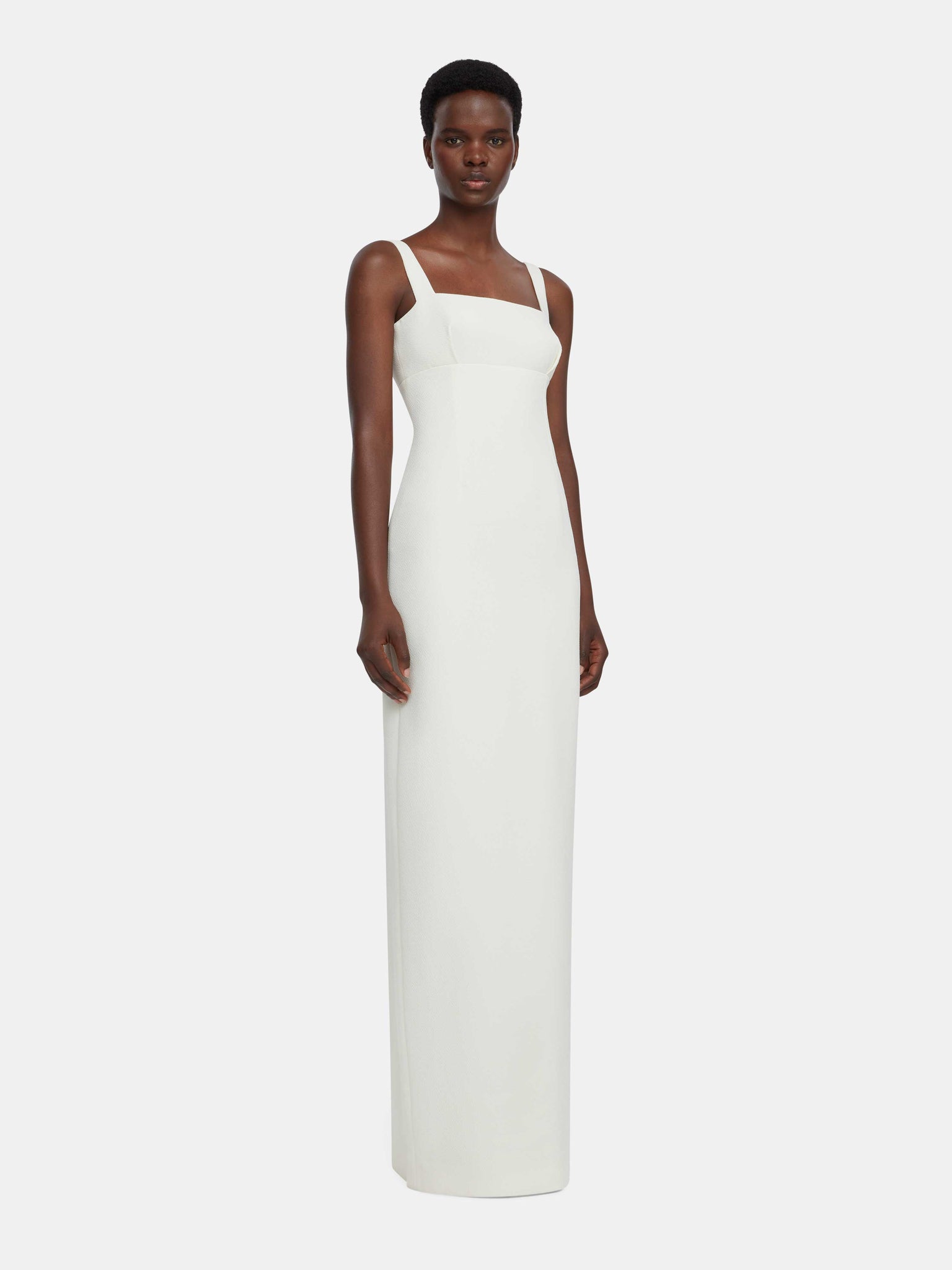 Micheline Ivory Column Dress - Emilia Wickstead