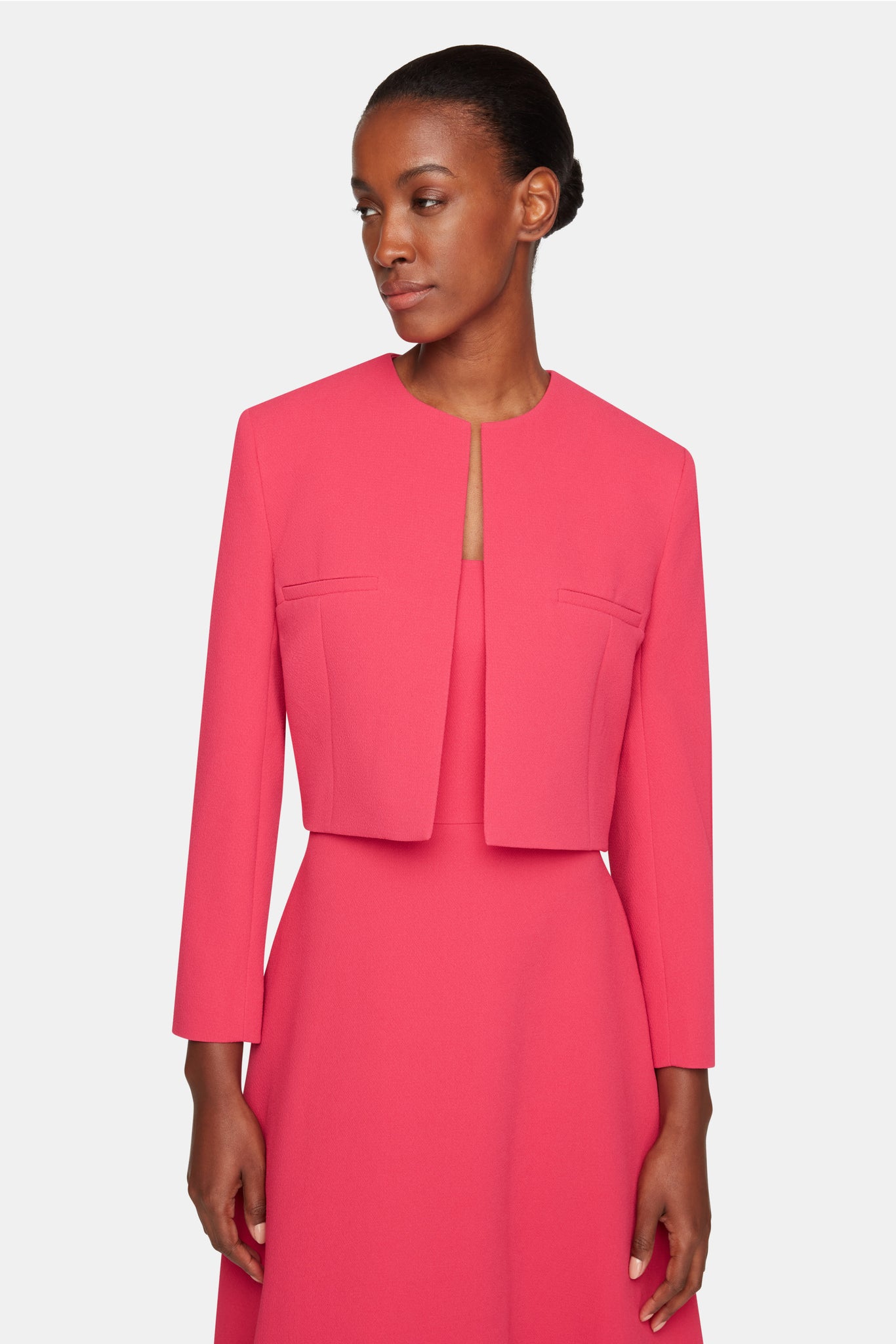 emilia wickstead pink coat dress Emilia Wickstead Resort 2027 Fashion Show
