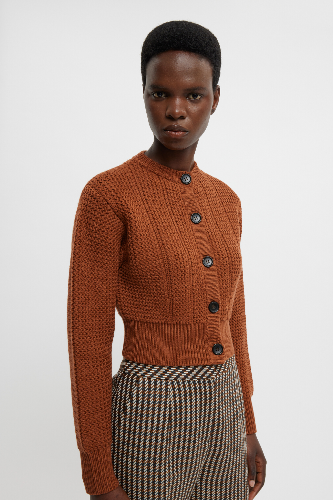 Albert Knit In Caramel Cashfeel | Emilia Wickstead