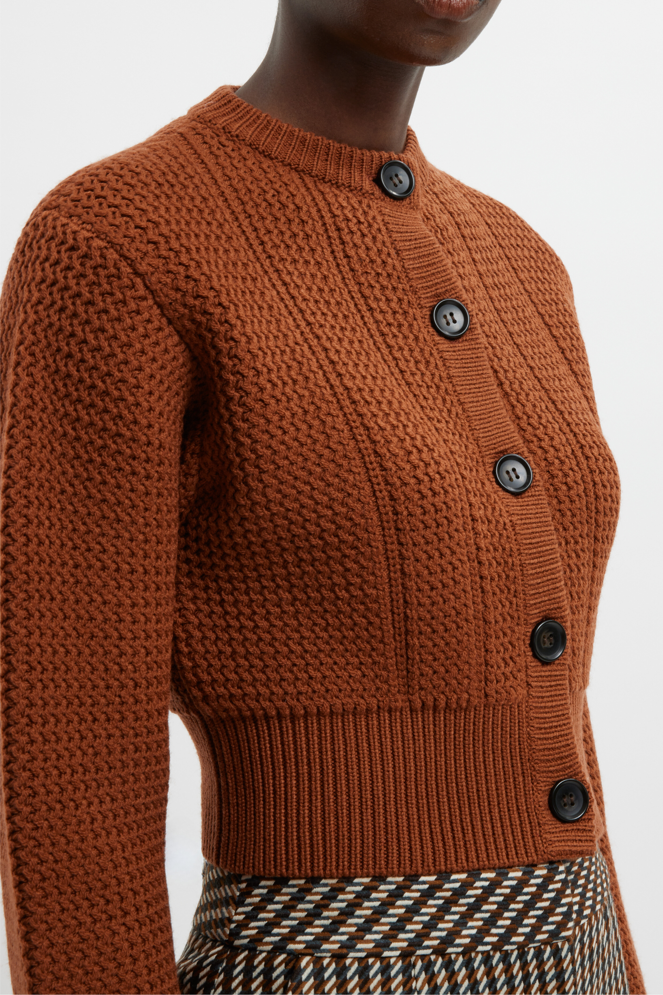 Albert Knit In Caramel Cashfeel | Emilia Wickstead