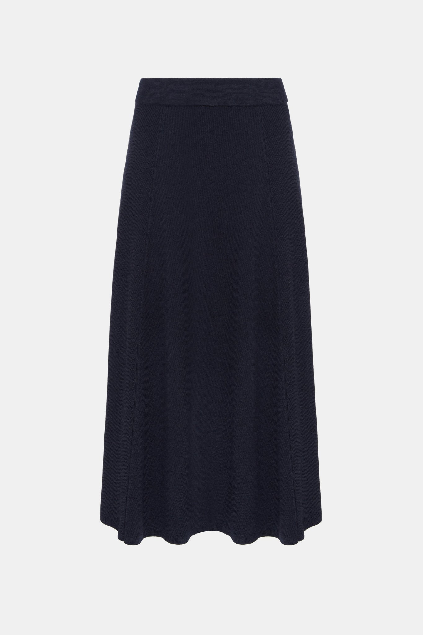 Dorian Skirt In Dark Navy Cashfeel