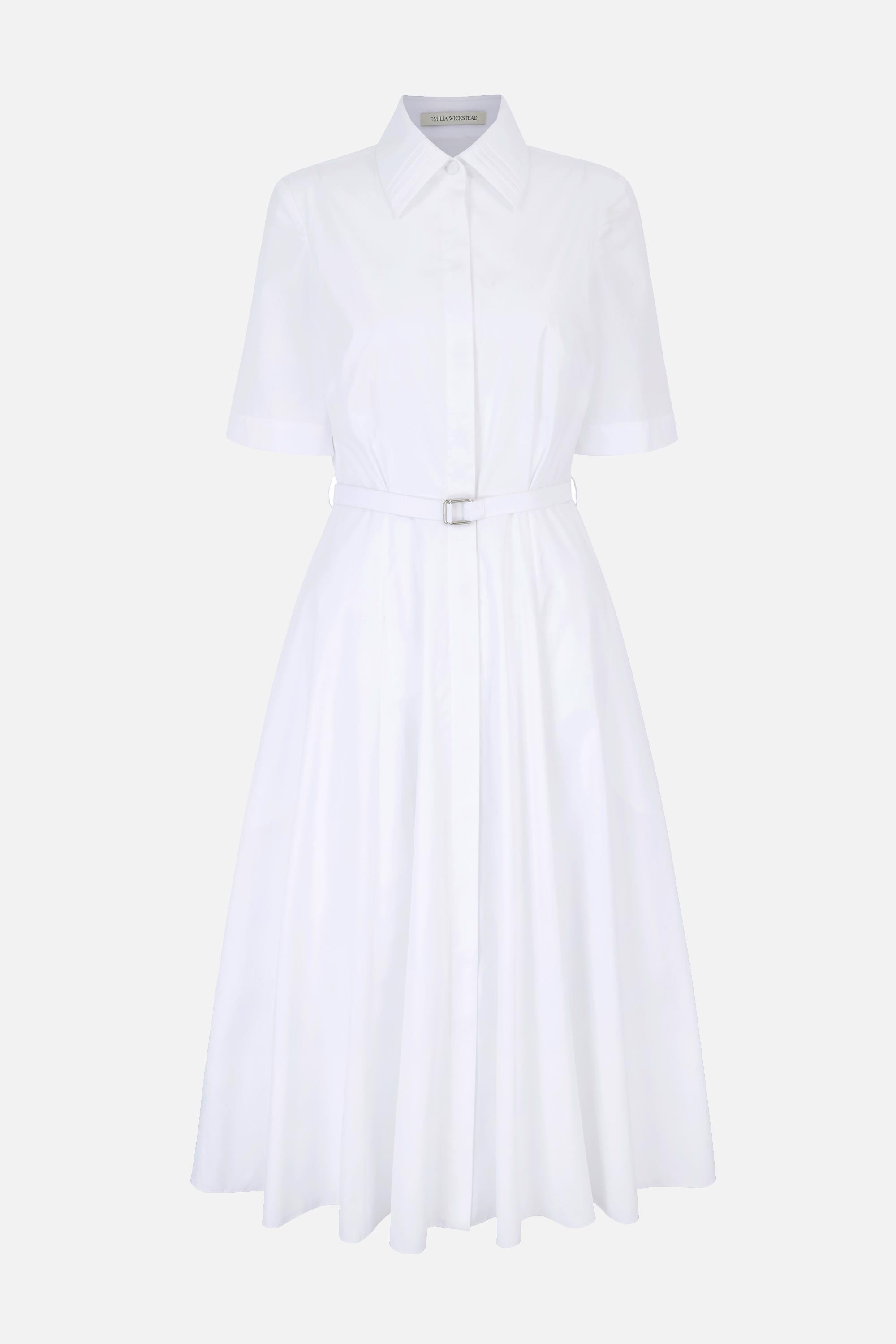 Rubie Dress In White Cotton