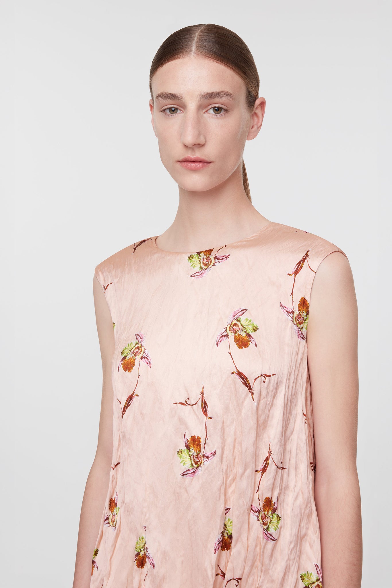 Meave Dress in Pink Satin– Emilia Wickstead