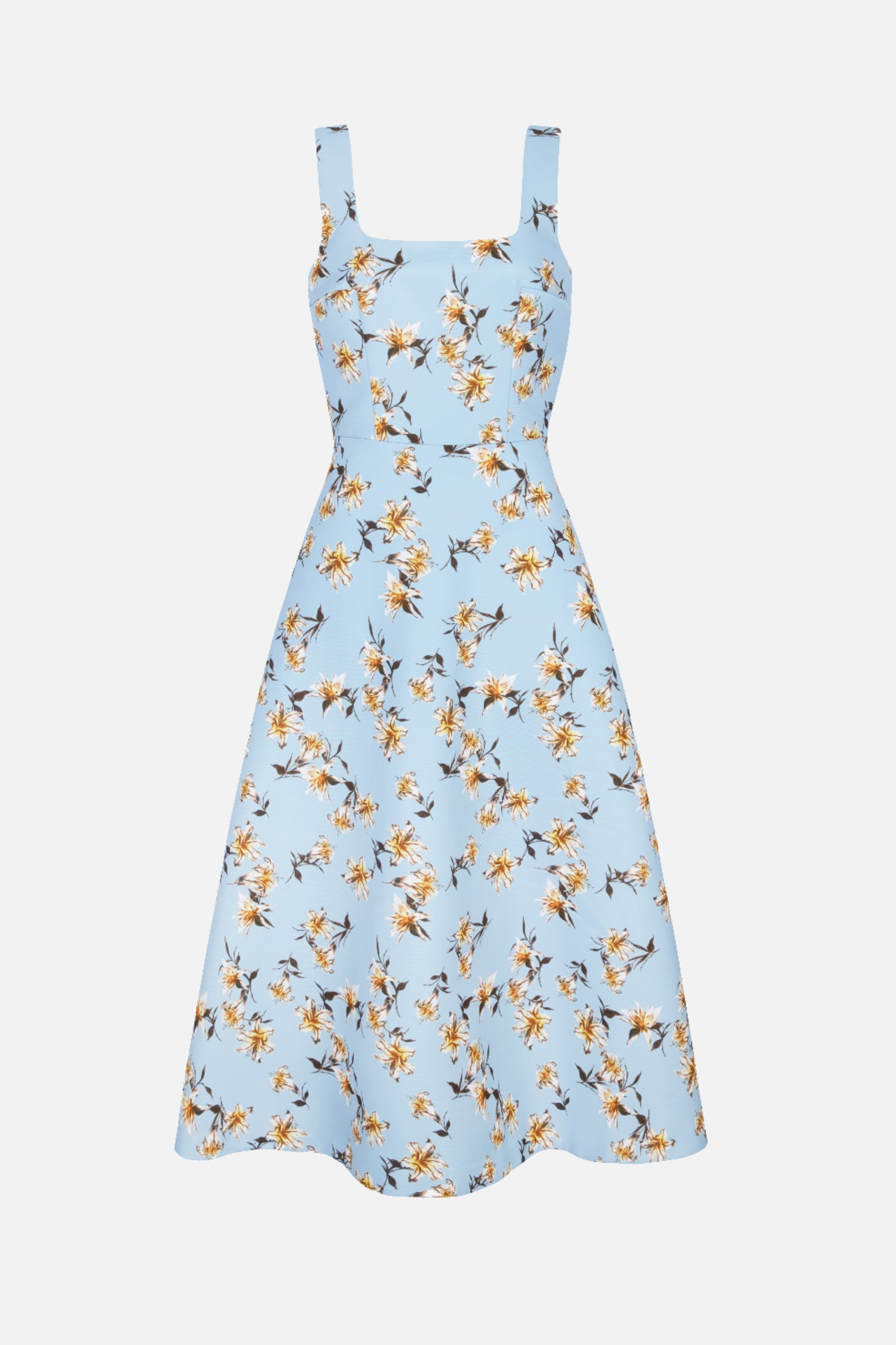 Shiloh Dress Summer Lillies Taffeta Faille