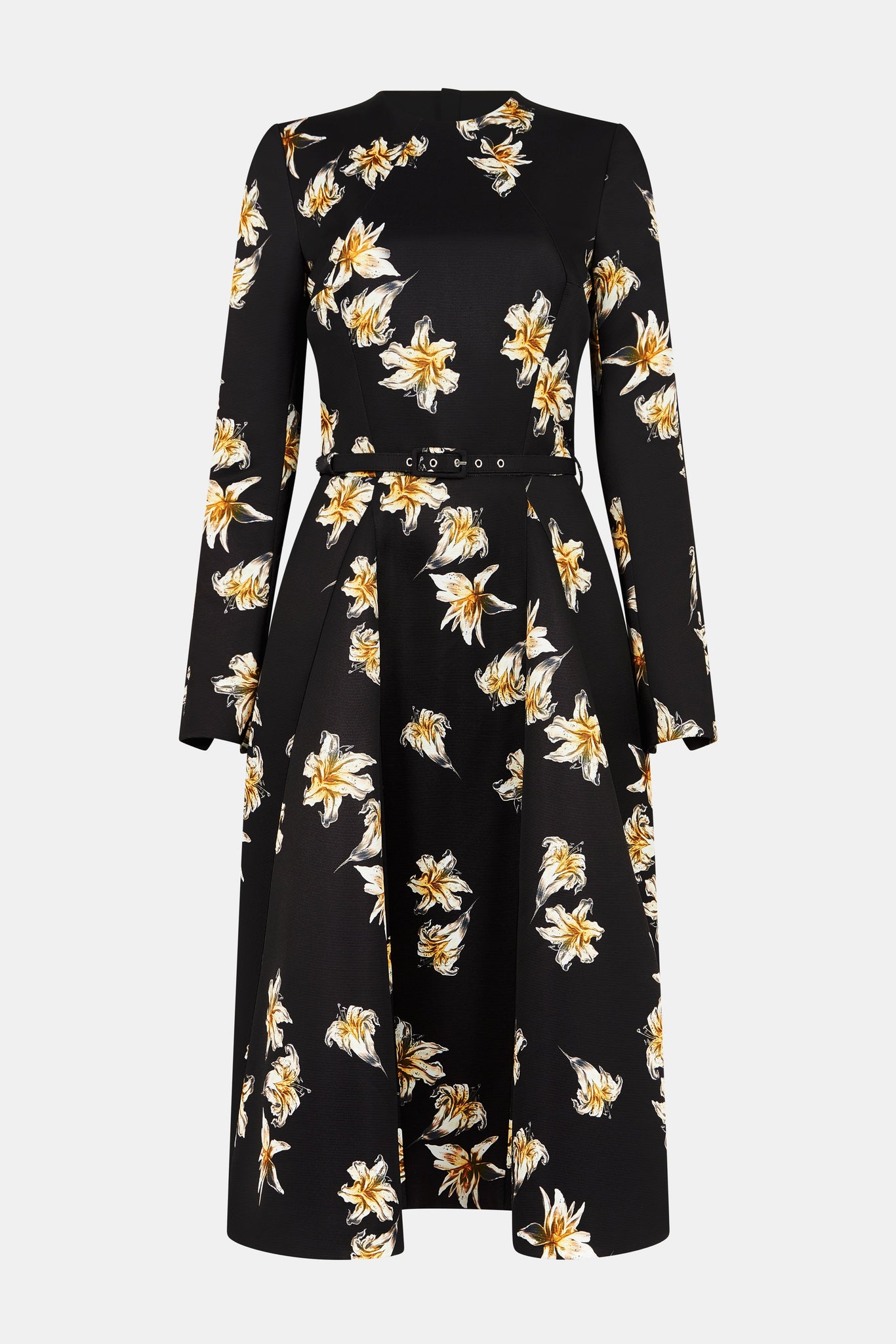 knee length dresses for ladies Kiah Black Embellished Midi Dress  Frock and Frill
