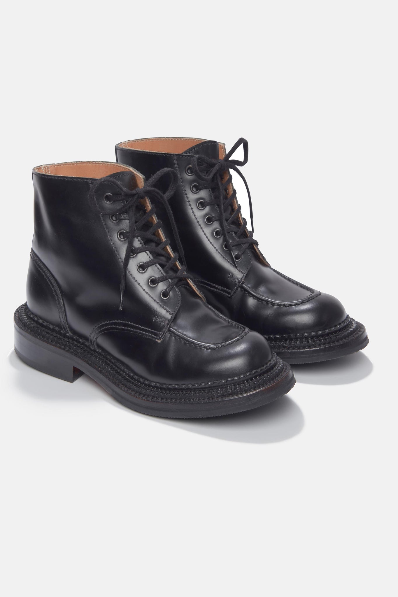 Grenson X Emilia Wickstead Valdine Boots In Black Leather