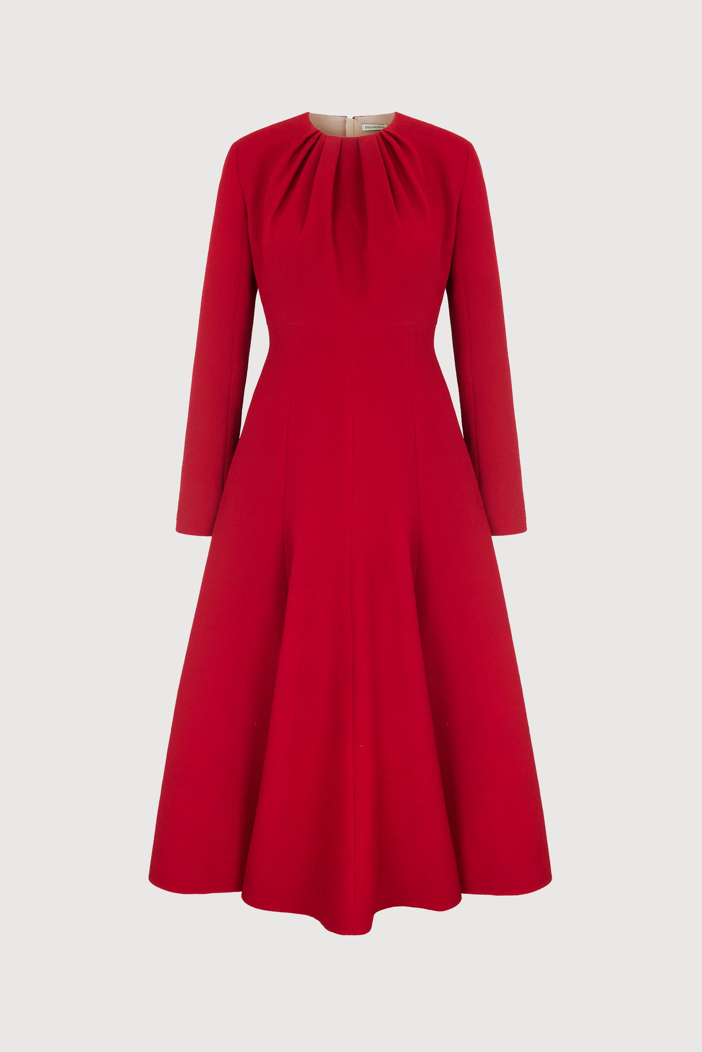 emilia wickstead dress Belgium Dress in Red Double Crepe