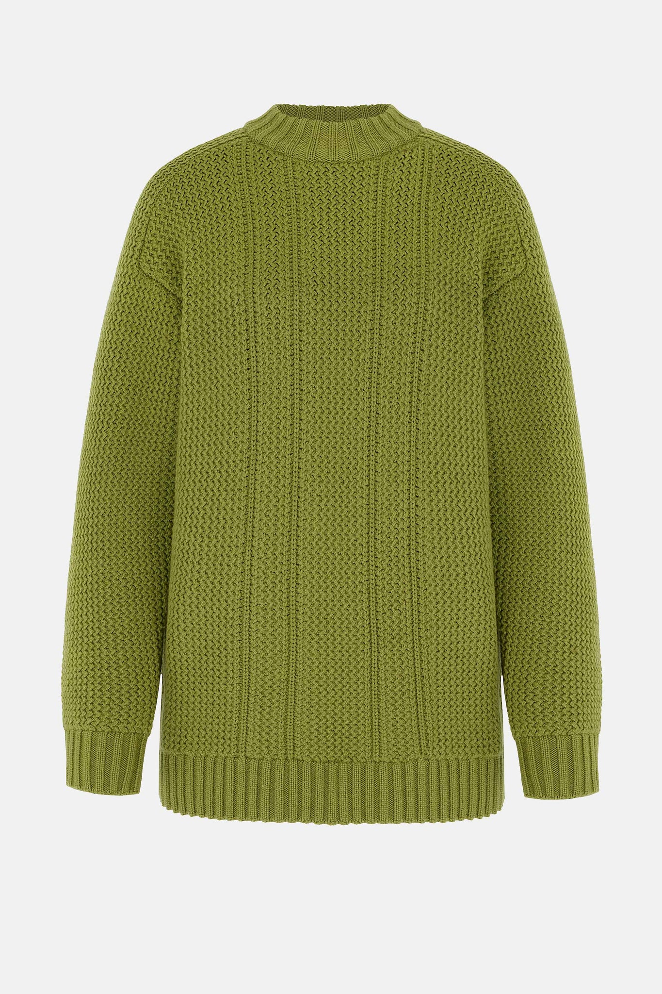 Combey Knit In Green Cashfeel | Emilia Wickstead