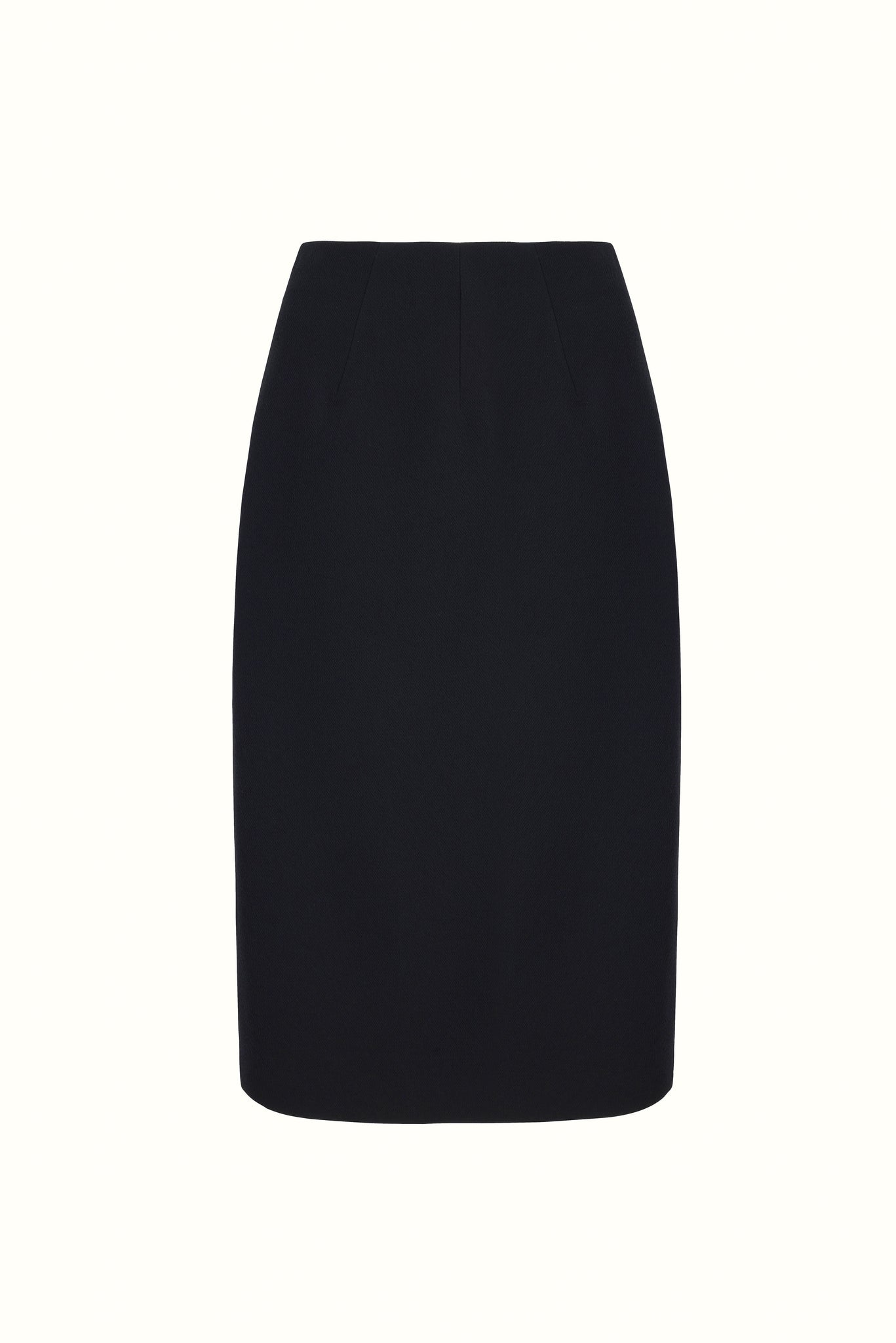 Lorinda Pencil Skirt In Black Double Crepe - Emilia Wickstead
