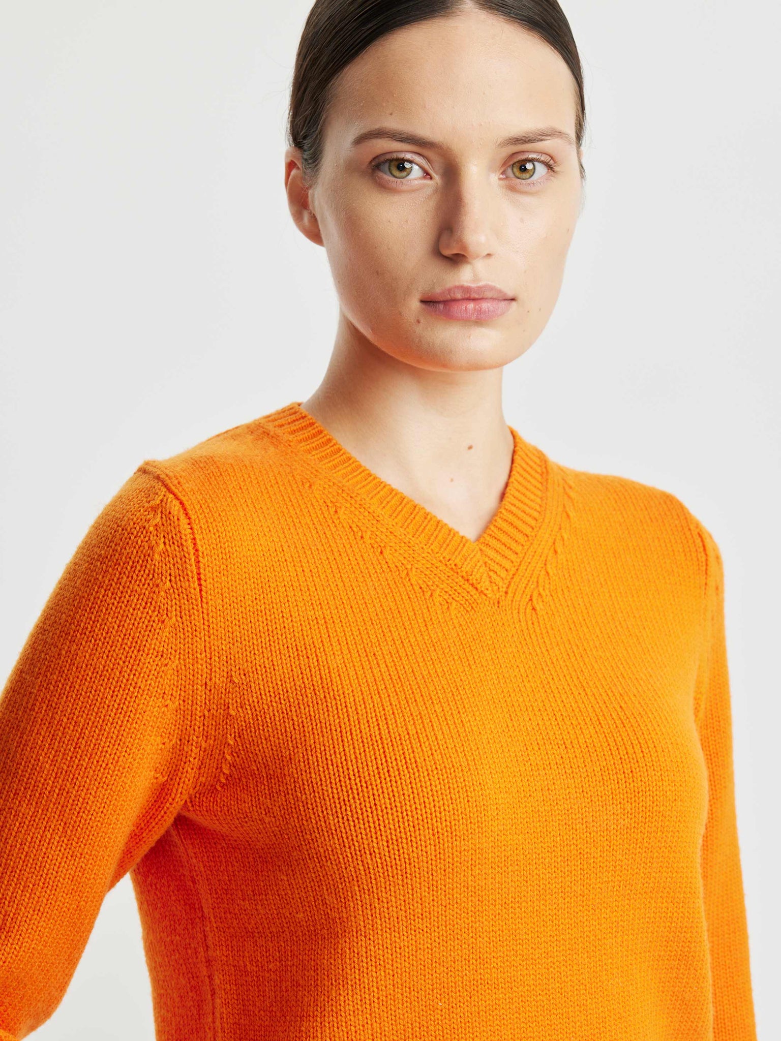 Pace Orange Knitted Jumper | Emilia Wickstead