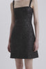 Centaine Dress In Black Disco Tweed - Emilia Wickstead