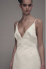 Video of Vero Dress In Ivory Italian Duchesse Satin | Emilia Wickstead