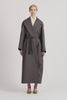 Lilabet Coat in Warm Grey Flanella | Emilia Wickstead