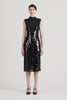 Louis Black Sequin Pailette Dress | Emilia Wickstead