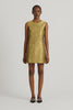 Irma Dress in Gold Lurex Metallic Jacquard | Emilia Wickstead