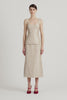 Ariceli Beige And Silver Jacquard Tweed Skirt | Emilia Wickstead