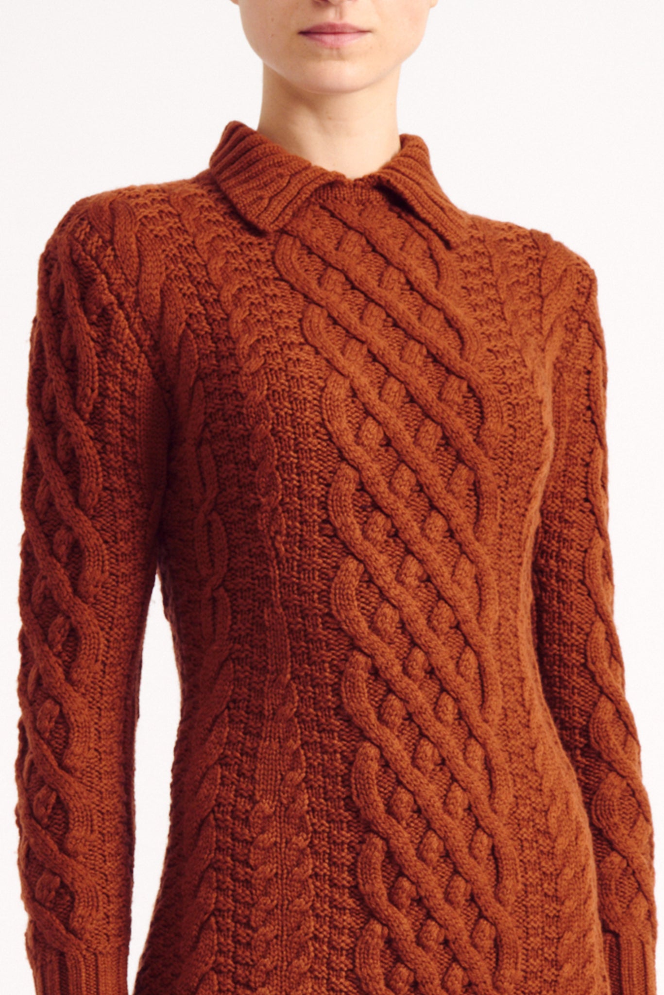Zinny Amber Cable Knit Dress | Emilia Wickstead