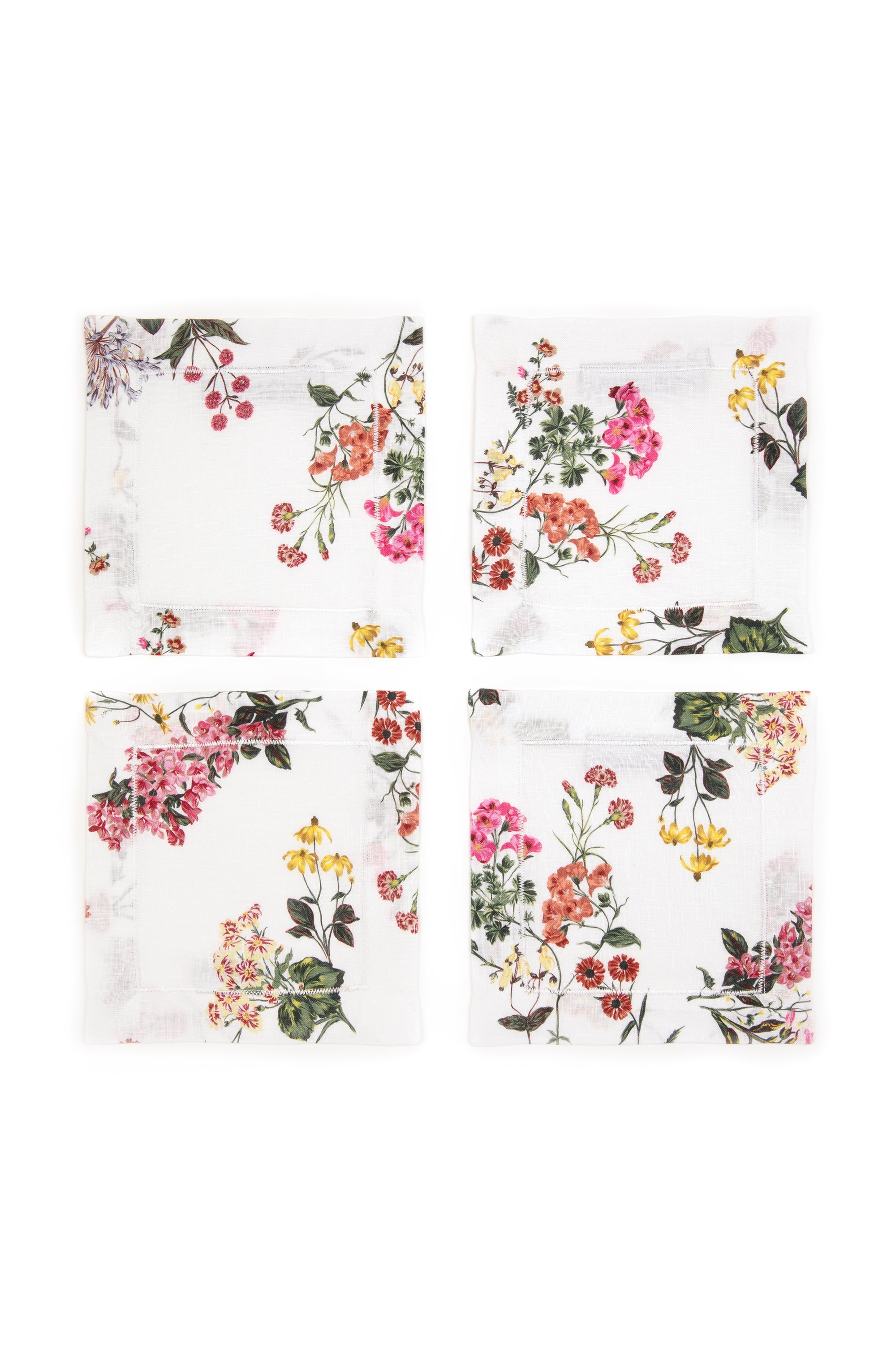 Set Of 4 Cocktail Napkins