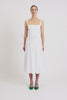 Terry Dress in White Cotton Poplin | Emilia Wickstead