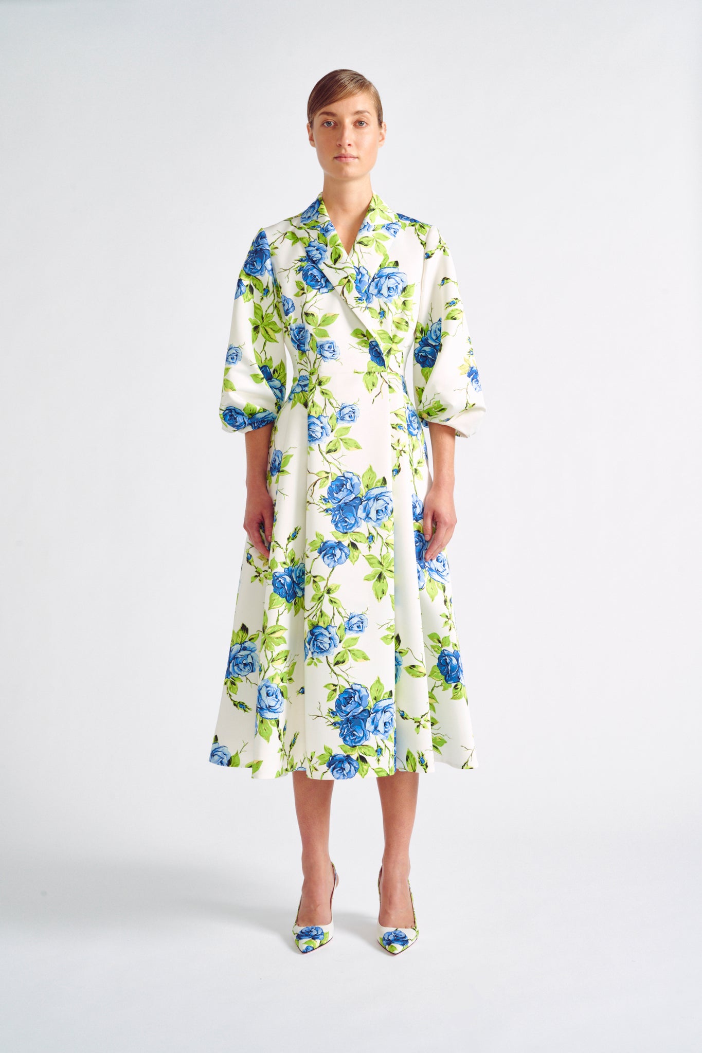 Goldie Dress | Floral Printed Long Sleeve Dress | Emilia Wickstead
