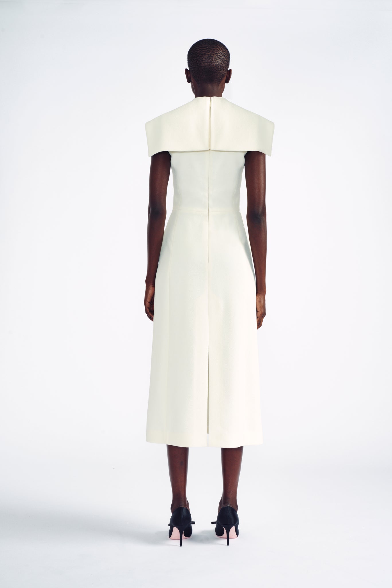 Gwyn Dress | Ivory Pencil Dress | Emilia Wickstead