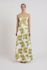 Osbourne Dress | Yellow Floral Print Floor Length Dress | Emilia Wickstead