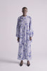 Nova Dress | Blue Hydrangeas Print Long Sleeve Mini Dress | Emilia Wickstead