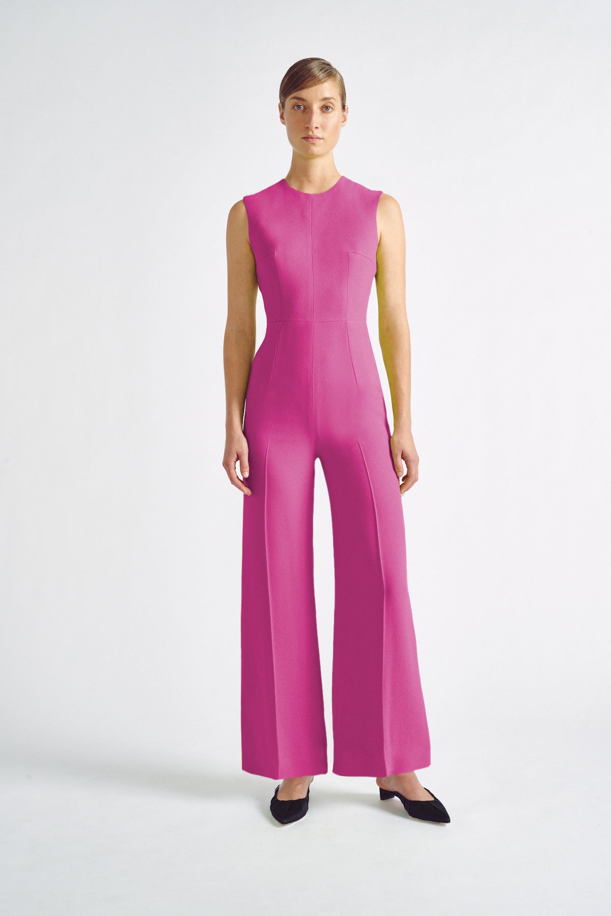 Barley Jumpsuit | Pink Sleeveless Jumpsuit | Emilia Wickstead