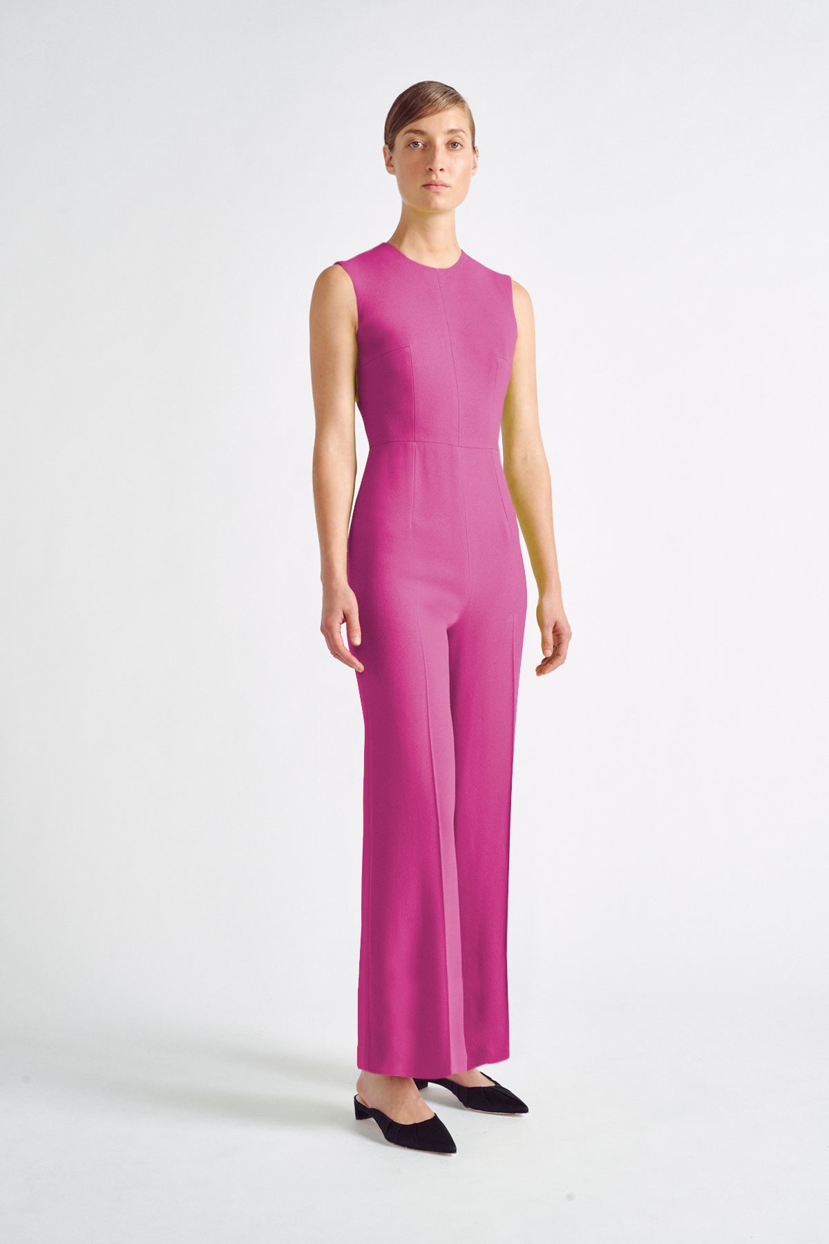 Barley Jumpsuit | Pink Sleeveless Jumpsuit | Emilia Wickstead