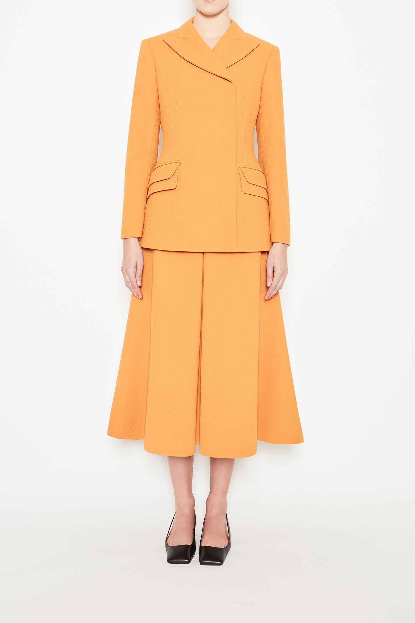 Brenton Jacket| Orange Tailored Blazer | Emilia Wickstead