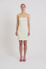 Sidnie Ivory Cotton Boucle Strapless Minii Dress | Emilia Wickstead