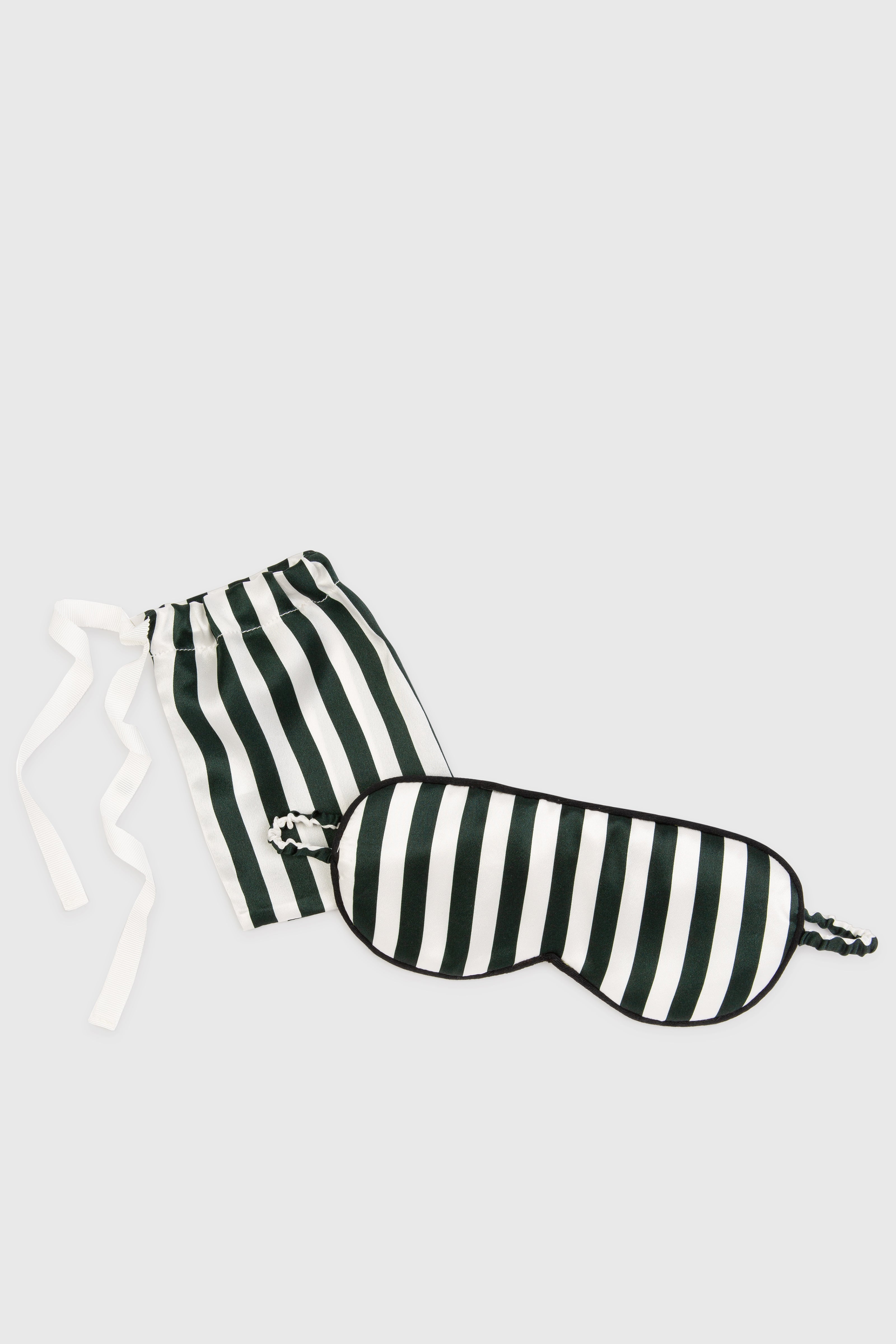 Eye Mask - RAHA Striped - Sage Green