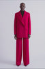 Mallory Jacket | Red Flanella Tailored Box Jacket | Emilia Wickstead