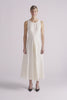 Milly Dress | Ivory Fit and Flare Dress in Double Crepe | Emilia Wickstead