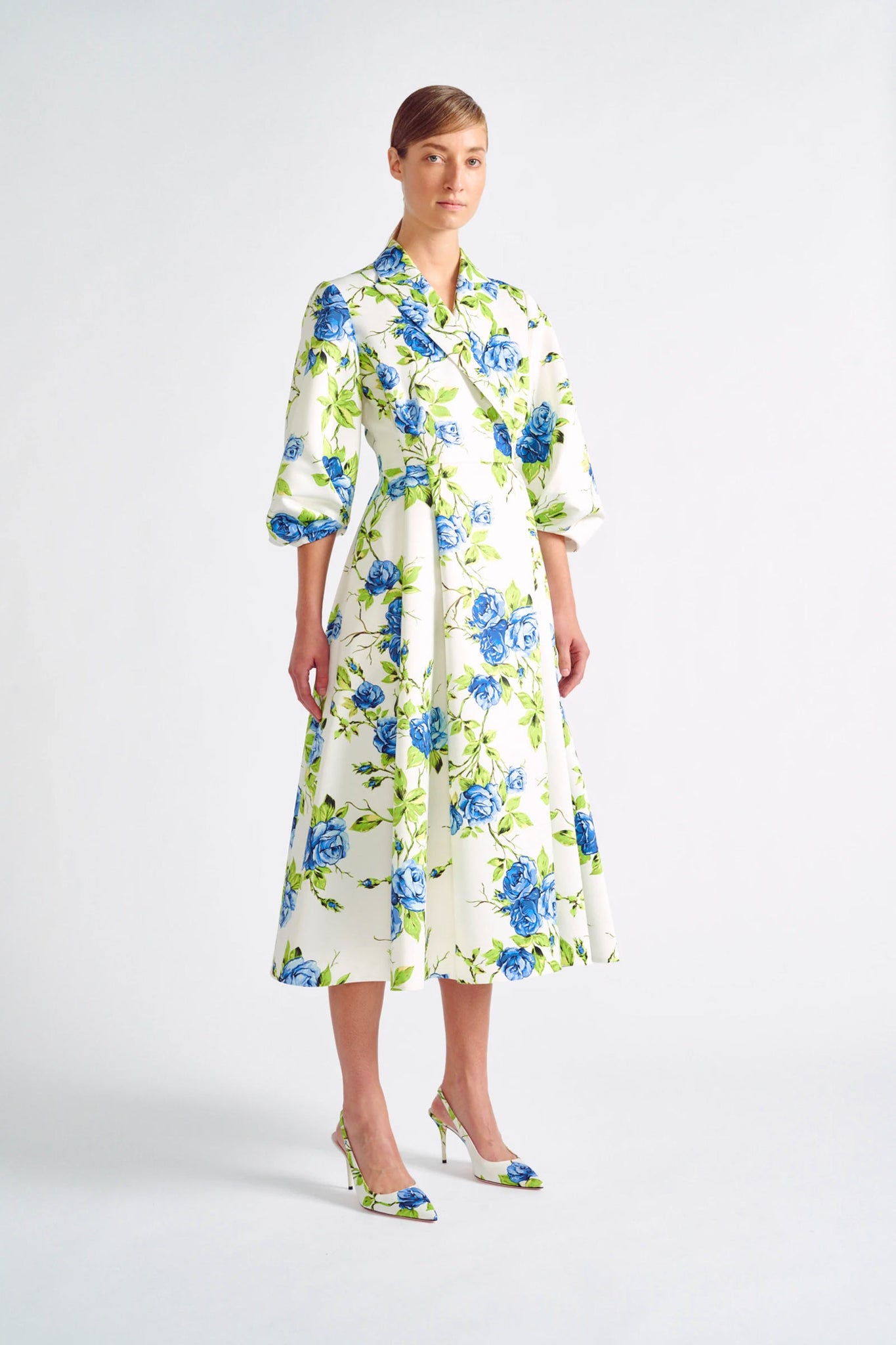 Goldie Dress | Floral Printed Long Sleeve Dress | Emilia Wickstead