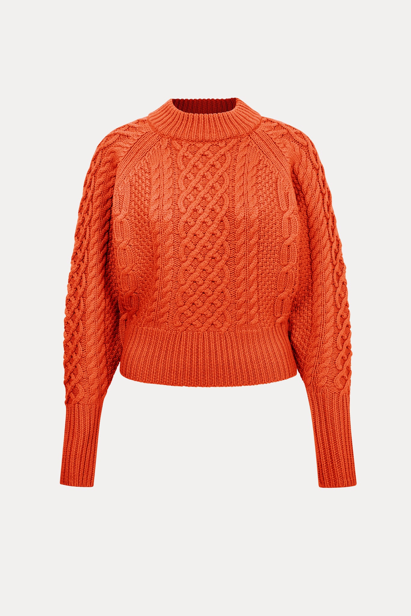 Emory Sweater| Wool 201760 Orange | Emilia Wickstead